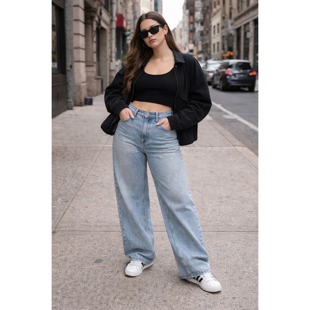 Levi’s 94 Baggy Wide Leg Jeans Light Wash 90s Y2K Skater Model Off Duty Denim